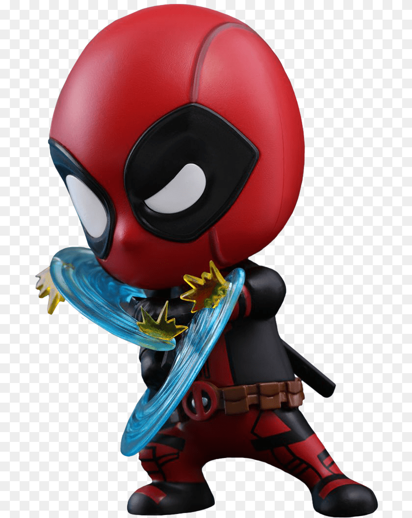 701x1055 Comic Figures Hot Toys Deadpool 2 Bobble Head Cosbaby Deadpool Cosbaby, Helmet Clipart PNG