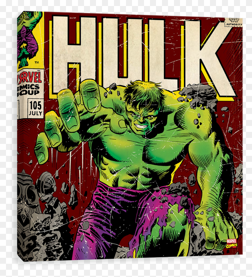 1105x1225 Comic Marvel Hulk Entertainart Avengers Wreck It Incredible Hulk, Poster, Advertisement, Person HD PNG Download
