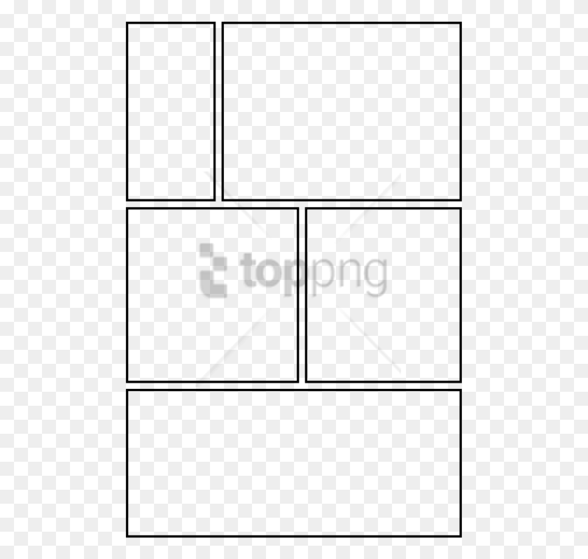 481x739 Comics Image With Transparent Background Black And White, Text, Number, Symbol HD PNG Download