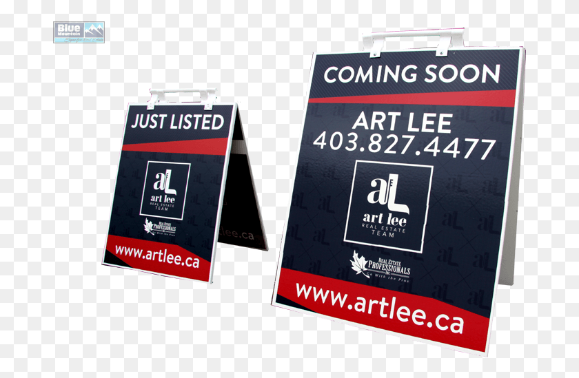 687x489 Coming Soon And Just Listed Sandwich Boards Signage, Text, Scoreboard, Label Descargar Hd Png