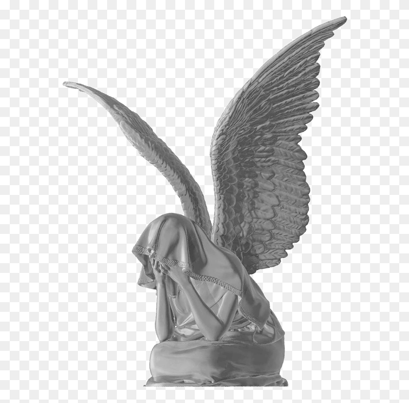 590x767 Coming Soon Angel Statue Transparent, Bird, Animal HD PNG Download