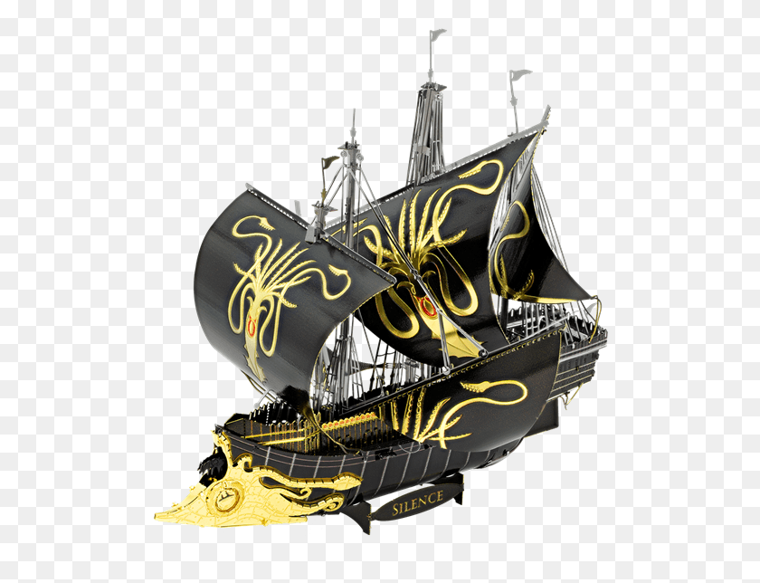 504x584 Coming Soon Lego Euron Greyjoy Ship The Silence, Text, Transportation, Vehicle HD PNG Download