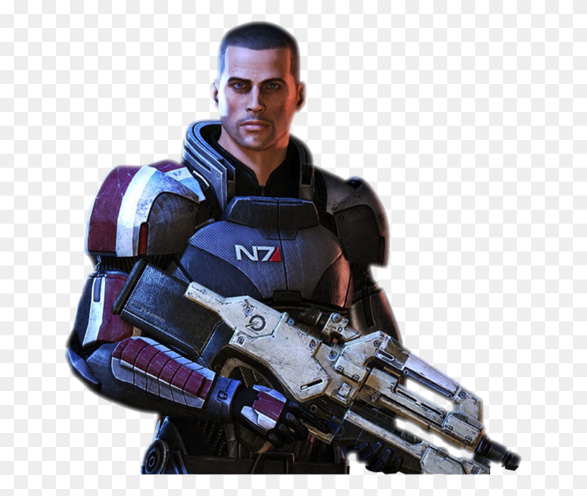 658x650 Командир Шепард, Персонажи Mass Effect 3, Человек, Человек, Костюм Hd Png Скачать