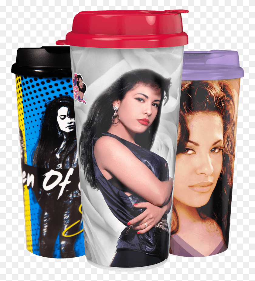 769x863 Descargar Png / Copa Conmemorativa De La Imagen Selena Cups Stripes 2018, Shaker, Botella, Persona Hd Png