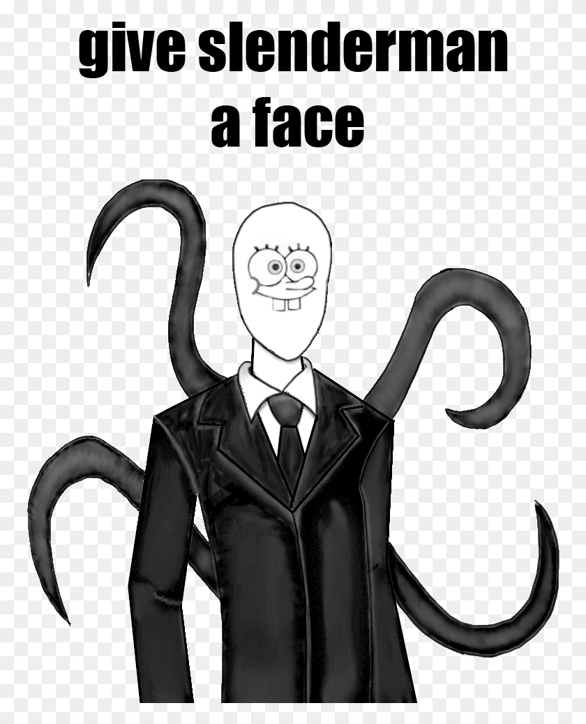 764x977 Comment Picture Slenderman, Person, Human, Performer HD PNG Download