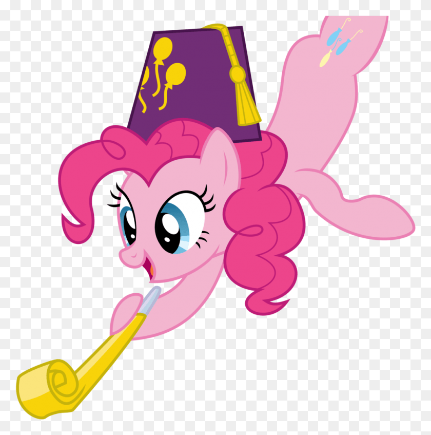 999x1008 Comments Pinkie Pie, Clothing, Apparel, Party Hat HD PNG Download