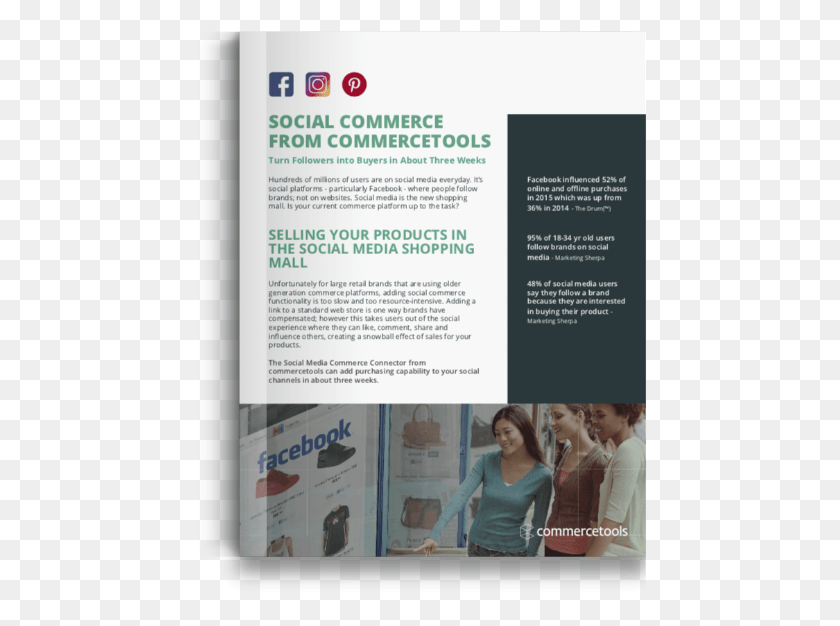454x566 Commercetools Social Commerce Solution Brochure, Flyer, Poster, Paper HD PNG Download
