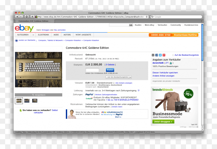 1276x849 Commodore 64 Gold Edition На Ebay Ebay, Файл, Человек, Hd Png Скачать