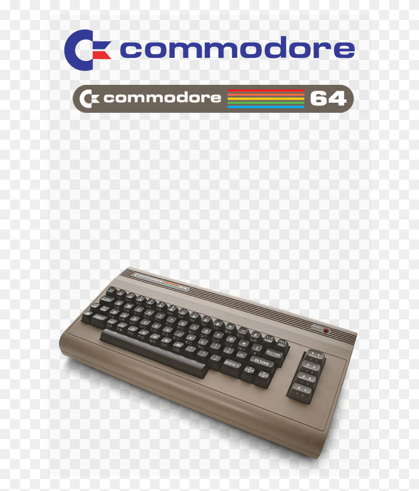 650x924 Commodore 64 Photo Commodore64 Пробел, Клавиатура Компьютера, Компьютерное Оборудование, Клавиатура Hd Png Скачать