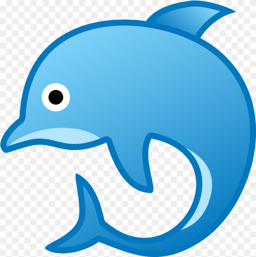 955x960 Common Bottlenose Dolphin Delfin Emoji, Animal, Mammal, Sea Life, Fish PNG