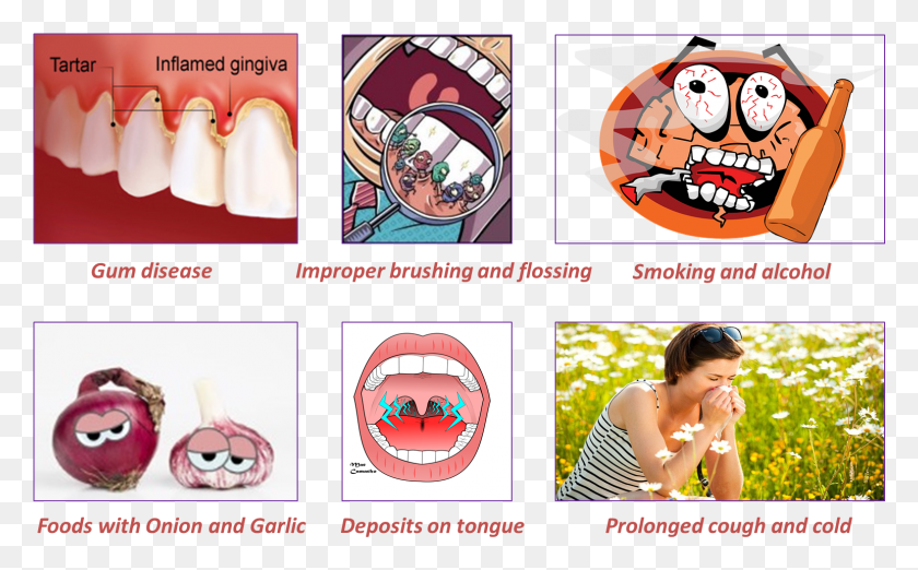 1543x915 Common Causes Of Bad Breath Or Halitosis Dental, Person, Human, Teeth HD PNG Download