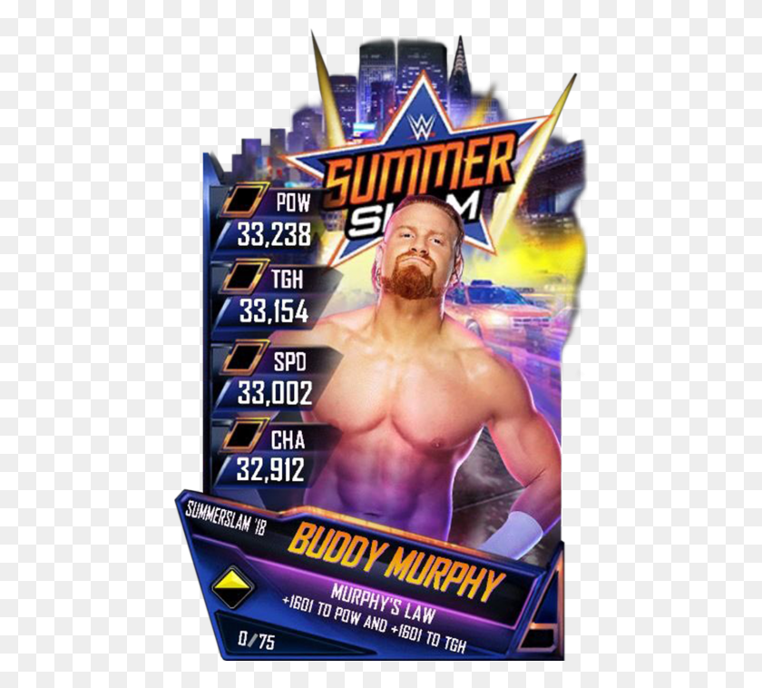 457x698 Common Supercard Buddymurphy S4 19 Wrestlemania34 Fusion Wwe Supercard Summerslam 18 Cards, Poster, Advertisement, Flyer HD PNG Download