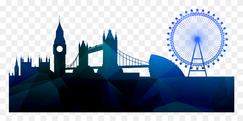 1001x463 La Cumbre De La Commonwealth 2018 De Londres, Edificio, Puente, Puente Colgante Hd Png