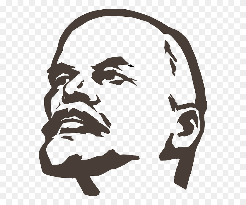576x640 Communism Socialism Photo Image Clip Art Illustrations Lenin Head Transparent, Face, Person, Human HD PNG Download