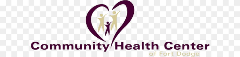 625x200 Community Health Center Of Fort Dodge Logo, People, Person, Purple Sticker PNG