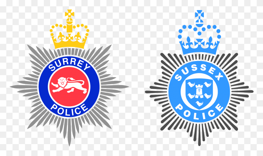 2332x1311 Communityspeedwatch Online En Asociación Con Sussex Surrey Y La Policía De Sussex Logotipo, Símbolo, Marca Registrada, Emblema Hd Png Descargar