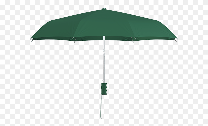 601x448 Compact Frame Hunter Green Umbrella Side View Umbrella, Tent, Patio Umbrella, Garden Umbrella HD PNG Download