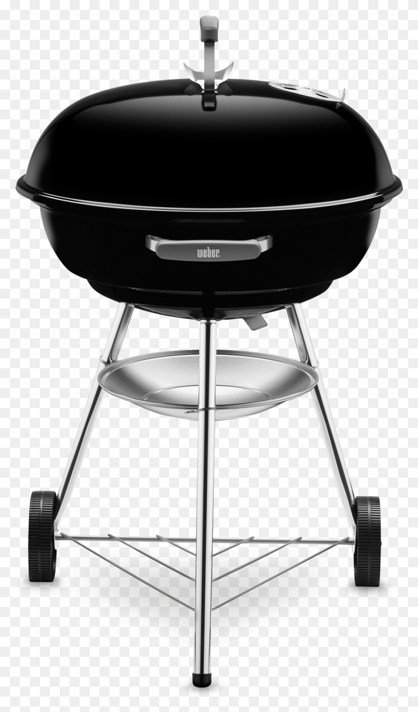 915x1609 Compact Kettle Charcoal Barbecue 57cm Weber Compact Kettle, Furniture, Lamp, Bar Stool HD PNG Download