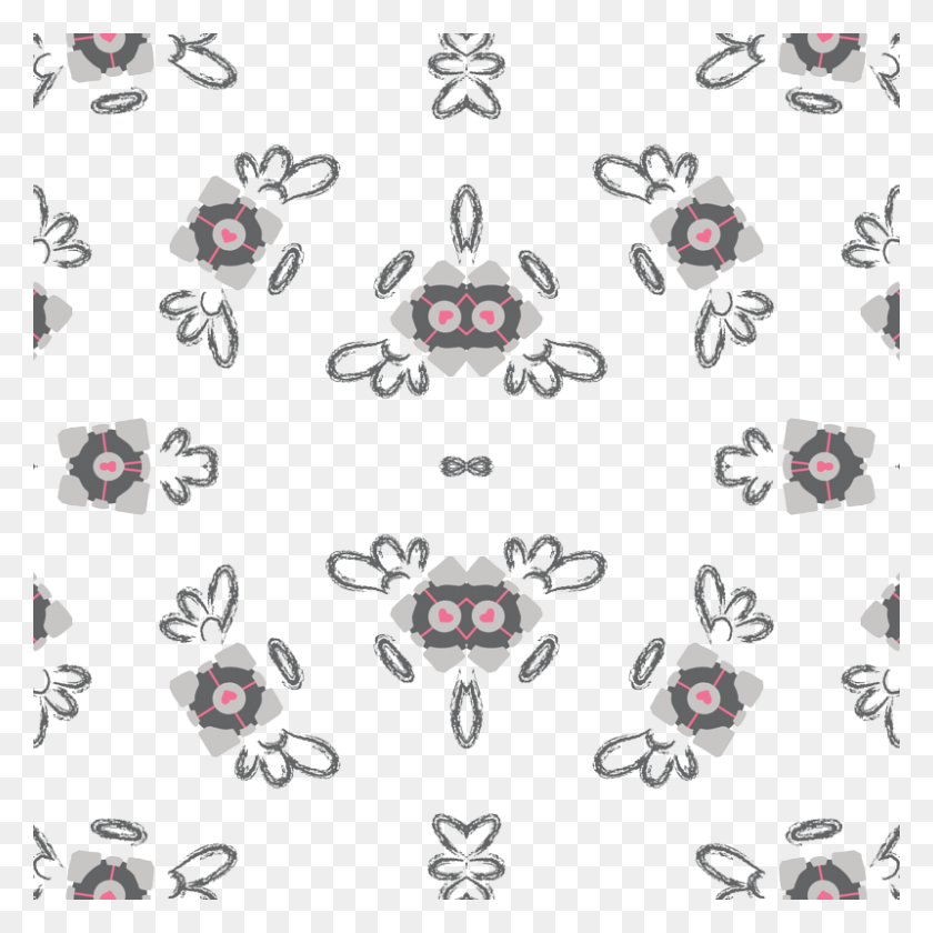 800x800 Companion Cube Angel, Rug, Pattern, Clothing HD PNG Download