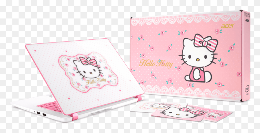 1184x566 Descargar Png Empresa Hello Kitty Acer Laptop, Texto, Diario, Cat Hd Png