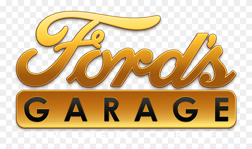 759x438 Descargar Png Logotipo De La Compañía Ford Garage Restaurante Logotipo, Texto, Alfabeto, Word Hd Png