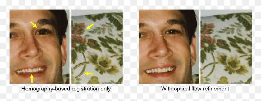 1270x435 Comparison Between The Glare Removal Result With And Invertebrate, Face, Person, Human HD PNG Download
