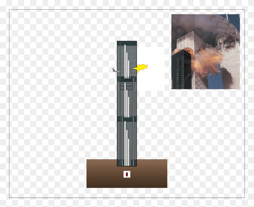 1036x830 Comparison Of The Observed Destruction Stages With Tower Block, Building, Cross, Symbol HD PNG Download