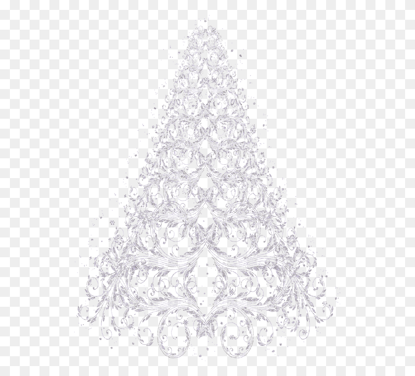 539x700 Descargar Png Arbol De Navidad Plateado, Tree, Plant, Christmas Tree Hd Png