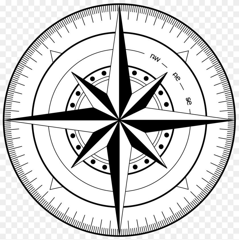 1916x1920 Compass Clipart PNG