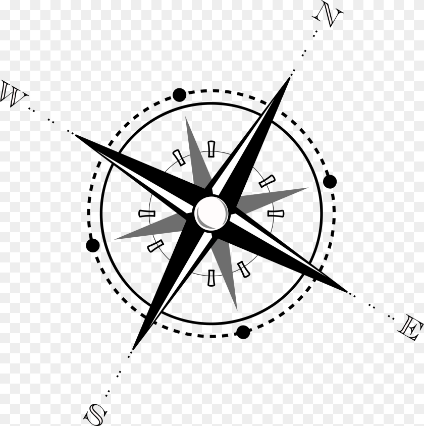 2390x2400 Compass Clipart Circle Compass Compass Clip Art Sticker PNG