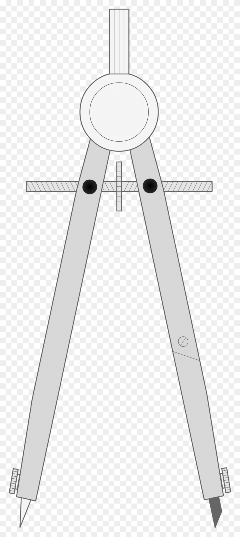 980x2284 Compass Clipart Geometric Compass Geometry Clipart, Tripod, Sword, Blade HD PNG Download