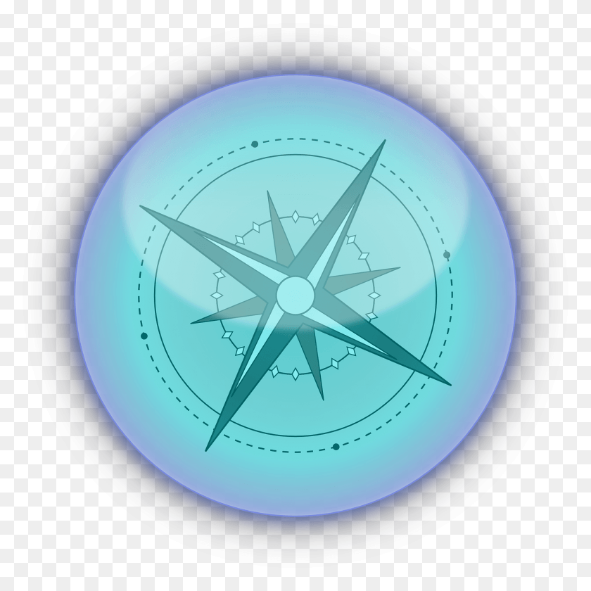 1280x1280 Compass Direction Magnet Image Compass Clip Art, Clock Tower, Tower, Architecture HD PNG Download
