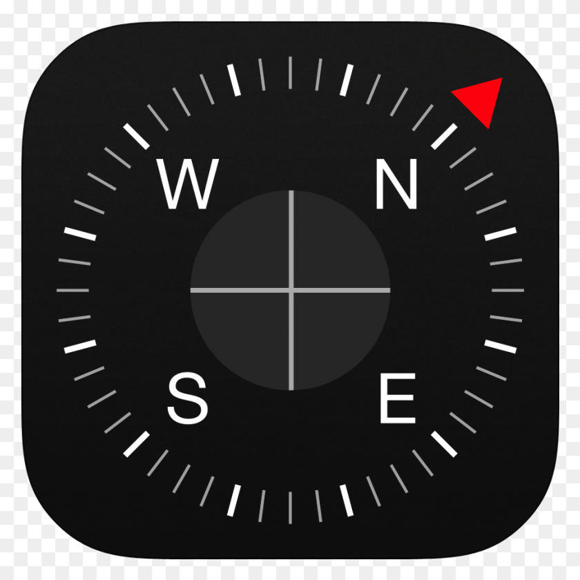 897x897 Compass Icon Ios Compass App Icon, Gauge, Analog Clock, Clock HD PNG Download