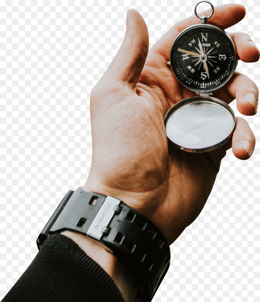 1952x2271 Compass In Hand Transparent Background Watch In Hand Transparent, Wristwatch, Accessories, Jewelry, Locket Clipart PNG