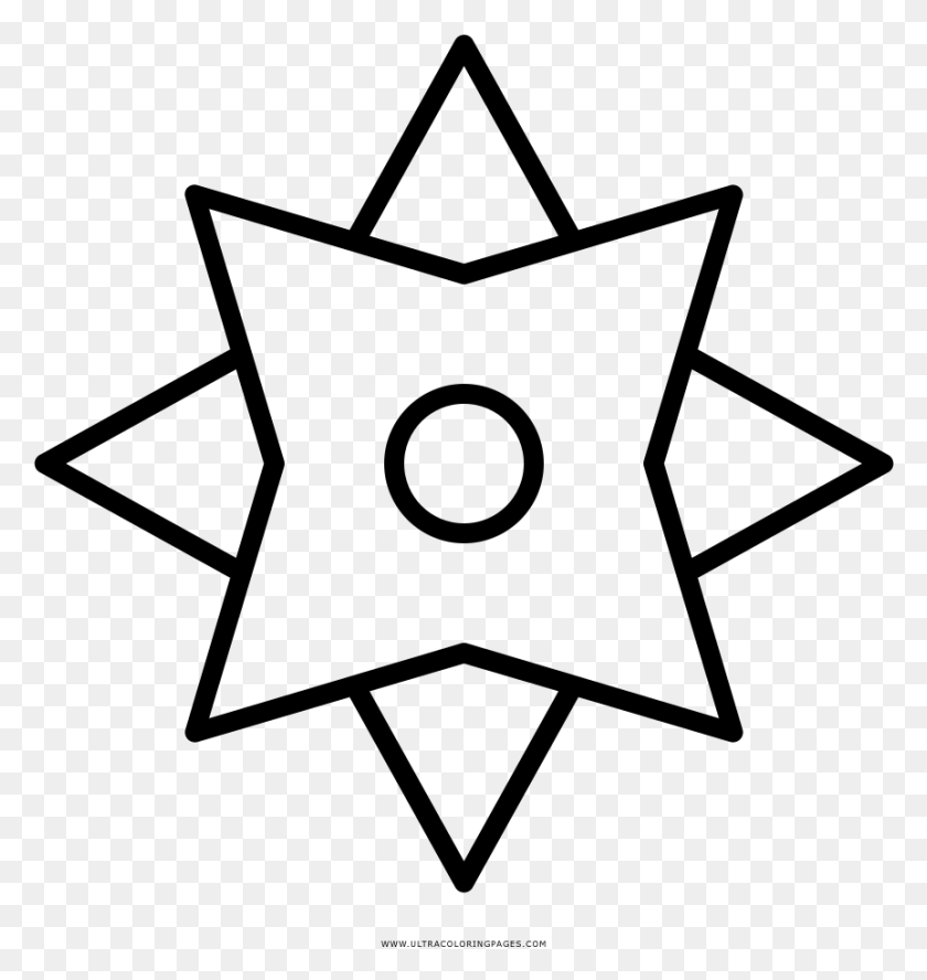 863x917 Compass Rose Coloring, Gray, World Of Warcraft HD PNG Download