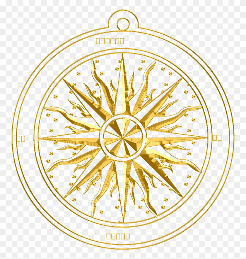 765x822 Compass Rose Free Compass Rose, Compass, Chandelier, Lamp HD PNG Download