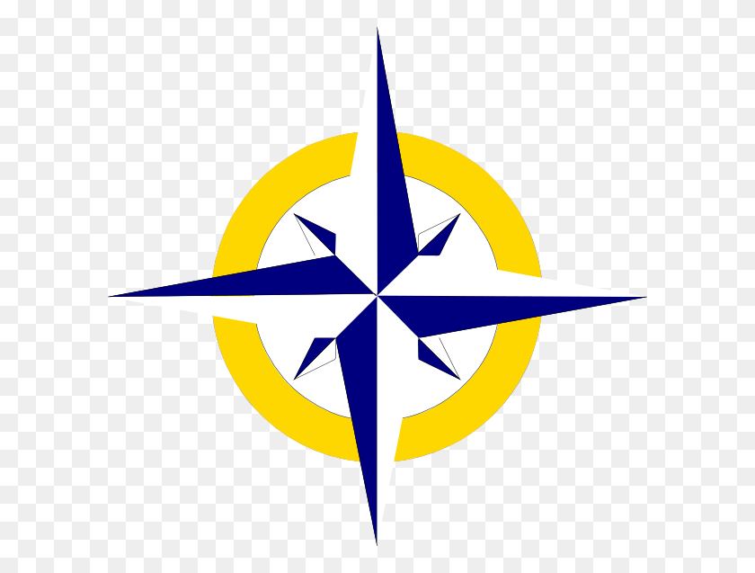 600x577 Compass Svg Clip Arts 600 X 577 Px Blue And Yellow Compass, Gold, Symbol, Compass Math HD PNG Download
