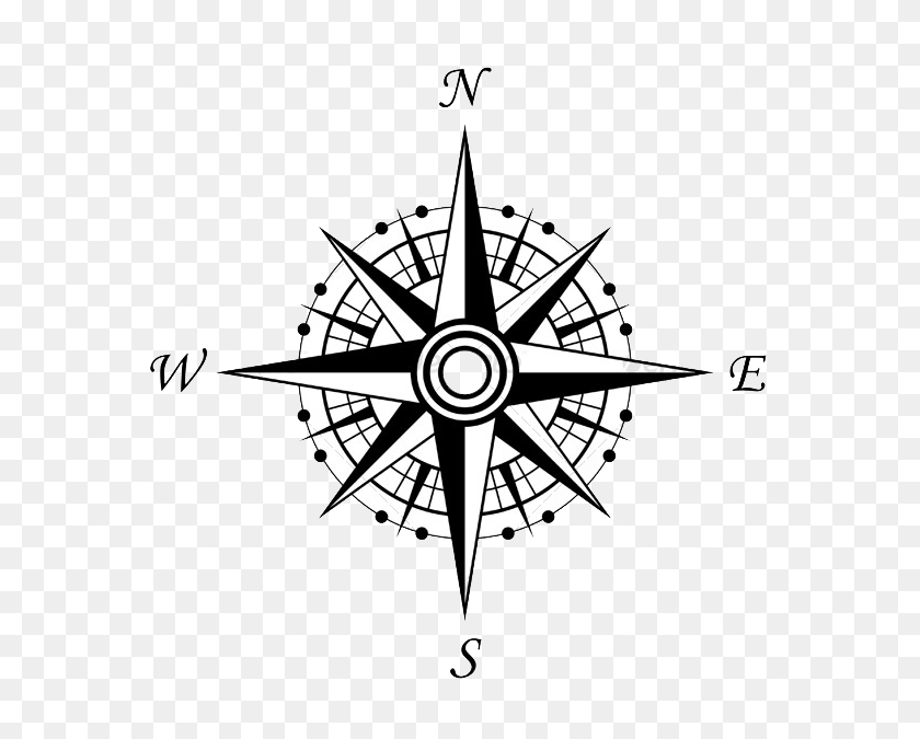 590x615 Compass Transparent Compass Rose Vector Free, Ceiling Fan, Appliance, Airplane HD PNG Download