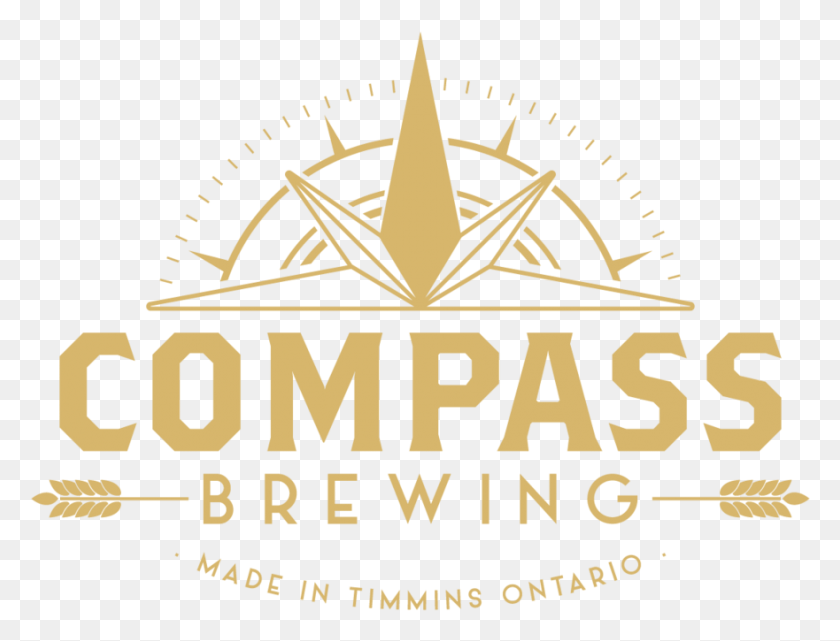 881x657 Логотип Compassbrewing Gold Rgb, На Открытом Воздухе, Текст, Природа Hd Png Скачать