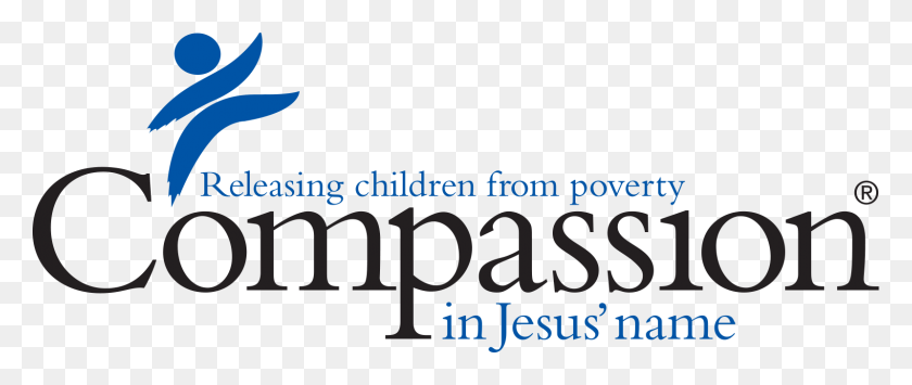 1599x606 Descargar Png Compassion International Logotipo, Texto, Alfabeto, Número Hd Png