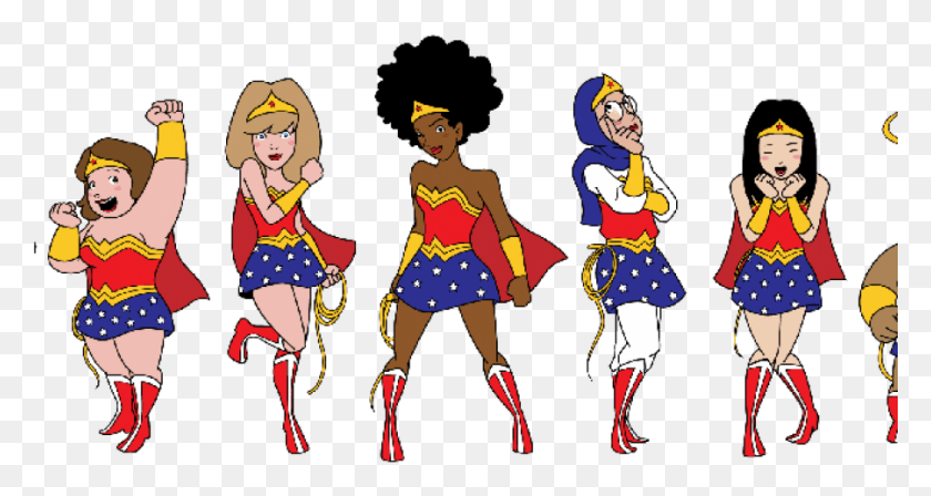 901x449 Competition Could Ruin You We All Are Wonder Woman, Person, Human, People HD PNG Download