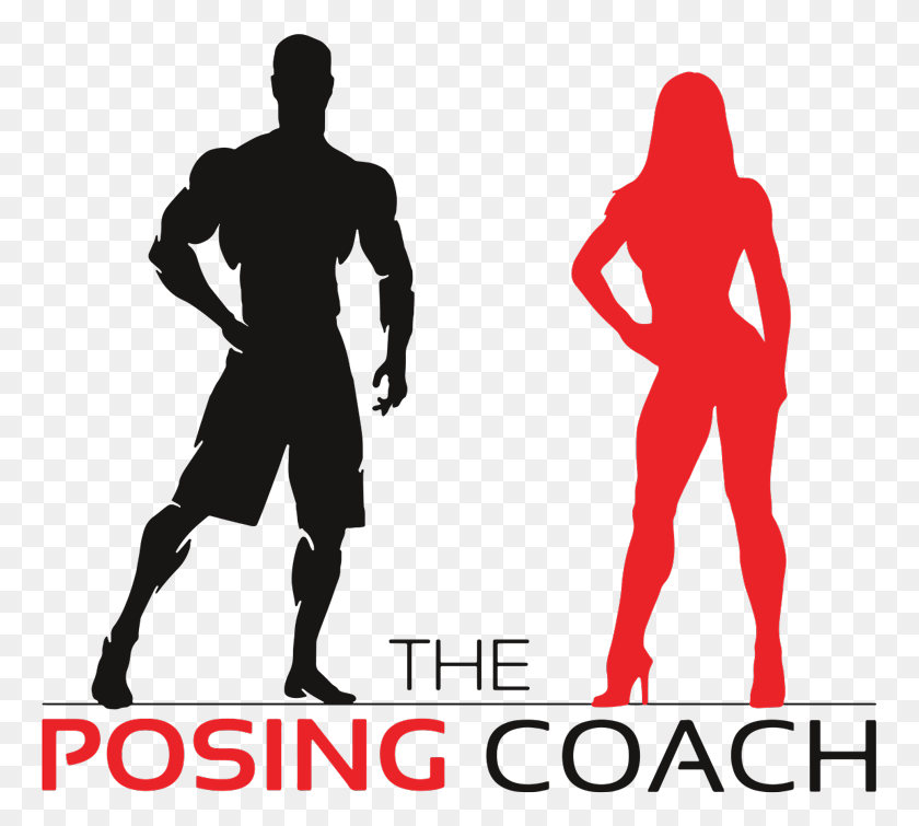 765x695 Competition Posing Coach Silhouette Bodybuilding, Poster, Advertisement, Person HD PNG Download