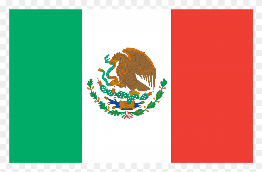5556x3492 Competitive Mexican Flag Pic Security For Kids Huge Easy Mexican Flag Drawing, Symbol, Flag, Logo HD PNG Download