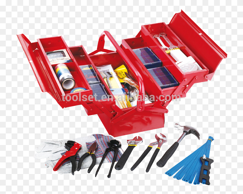 733x609 Complete Steel Red Case Hardware Tools Workshop Chainsaw, Vehicle, Transportation, Toy HD PNG Download