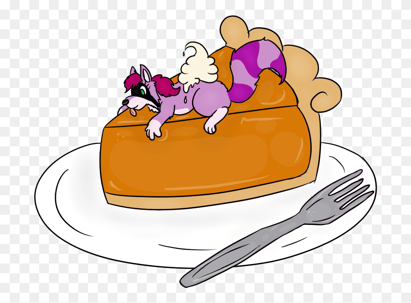 702x561 Completed Pumpkin Pie Ych Cartoon, Birthday Cake, Cake, Dessert HD PNG Download