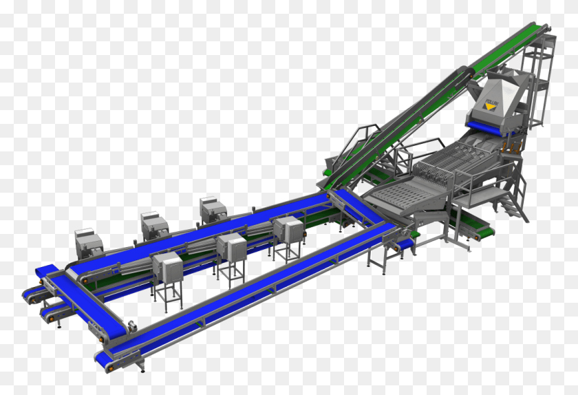 1050x692 Complex Solution For Sweet Corn Assembly Line, Transportation, Vehicle, Lighting Descargar Hd Png