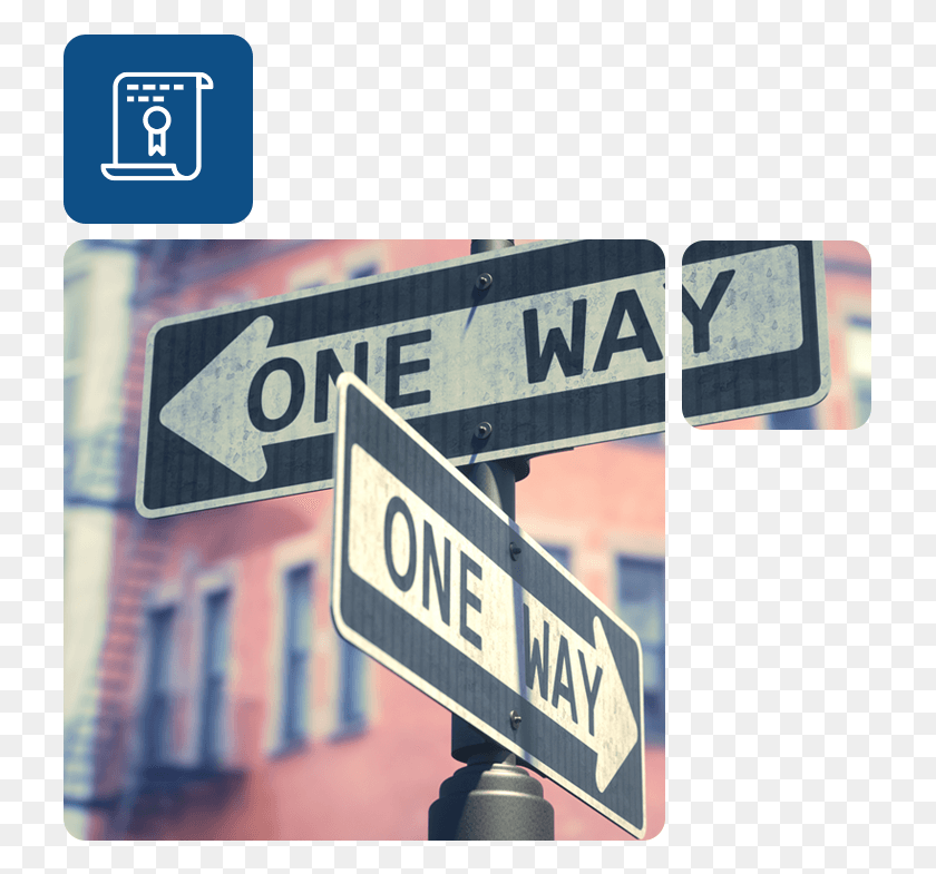 725x725 Compliance One Way, Symbol, Road Sign, Sign Descargar Hd Png