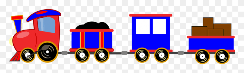 830x205 Compngtoy Train Cartoon Train Transparent Background, Vehicle, Transportation, Truck HD PNG Download