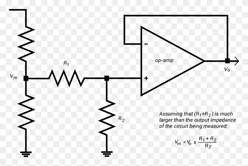1733x1122 Component Follower Op Amp Transistor Circuits Kasksu Circuit For Measuring Current, Gray, World Of Warcraft HD PNG Download
