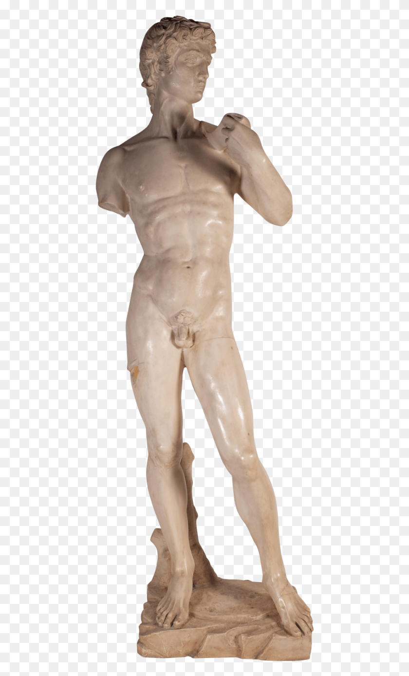 450x1328 Композитная Мраморная Статуя Давида, Торс, Человек, Человек Hd Png Скачать